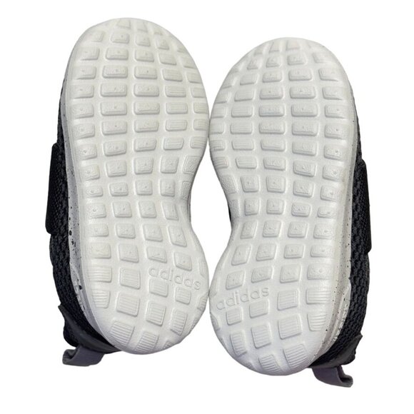 ADIDAS LITE RACER ADAPT 4.0 Kids Shoes Black Textile Unisex Size 5K - Picture 5 of 11